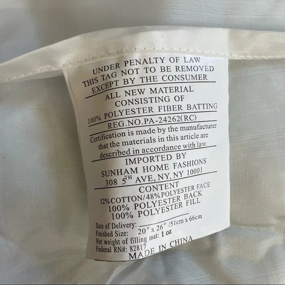 Quilted decorative pillowcases